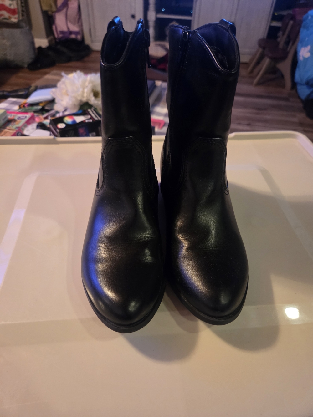 art class Black Girls' Mid-Calf Cowboy Boots